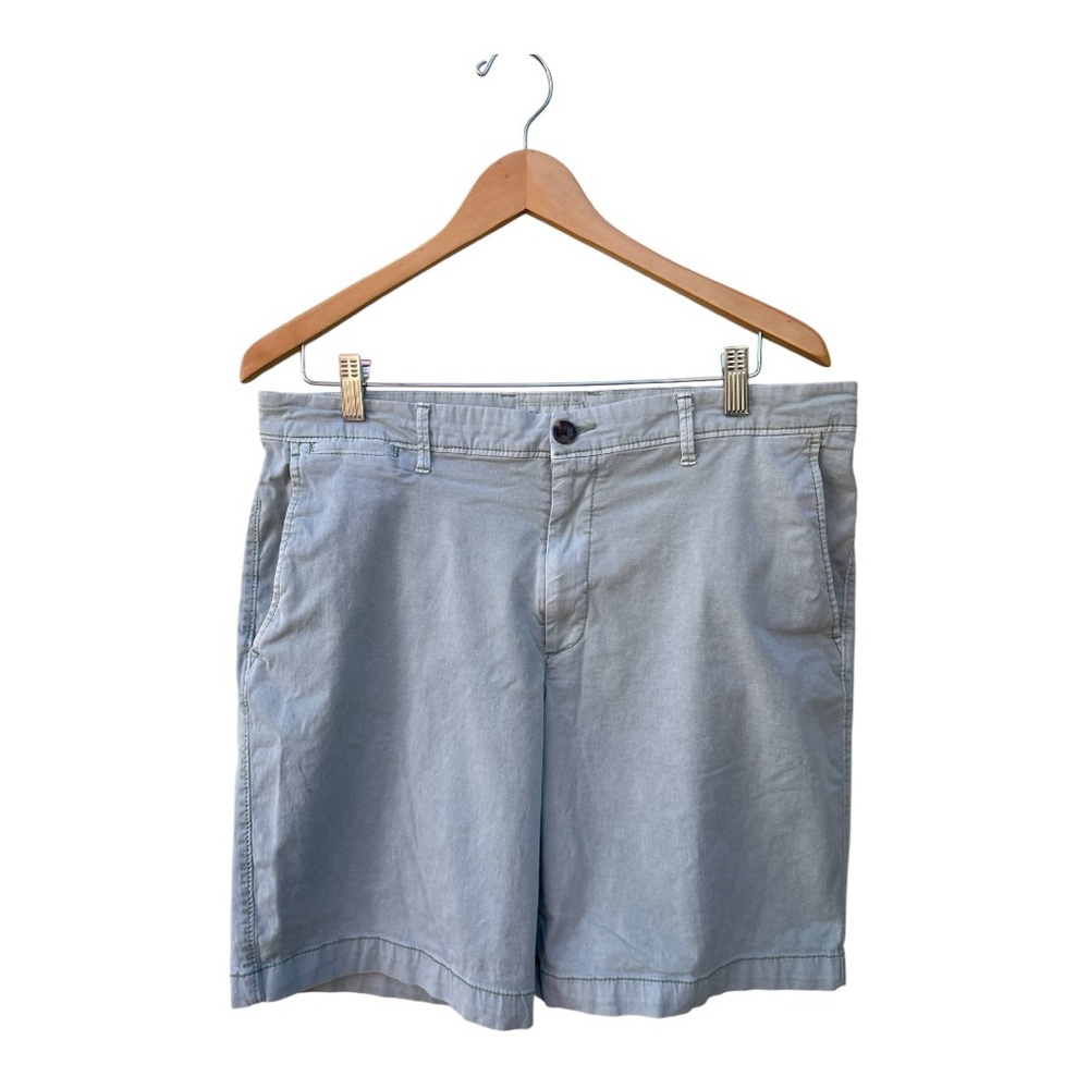 Goodfellow & Co 9" Flat Front Linden Light Green Shorts Sz 34